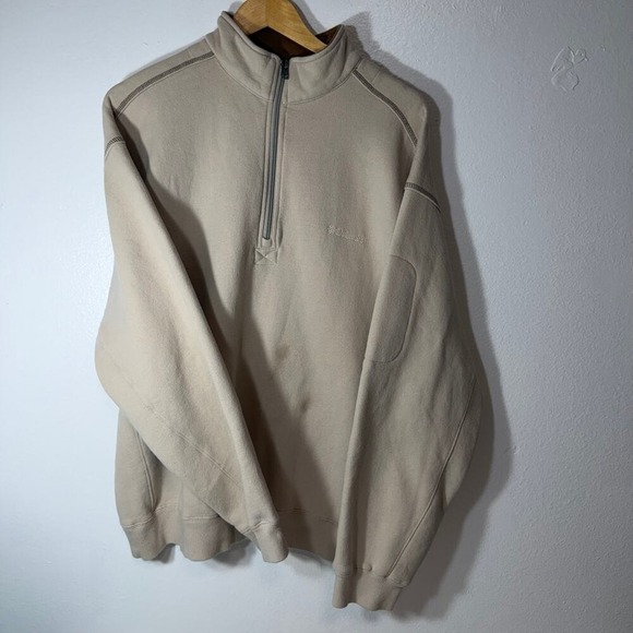 Columbia Other - Columbia Quarter Zip Fleece Pullover Tan Brown XL Outdoor